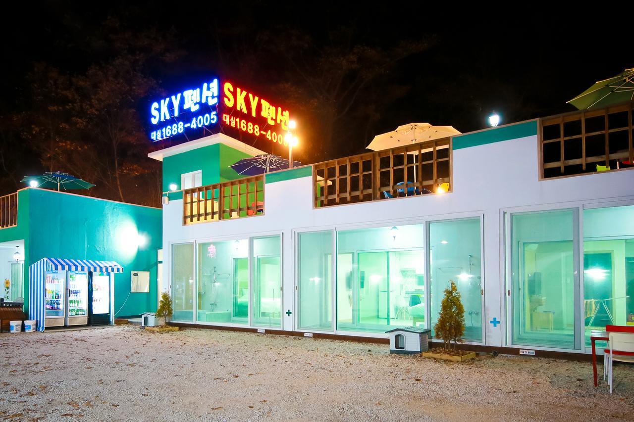 ホンチョン スカイ ヴィヴァルディ ペンションヴィラ エクステリア 写真
